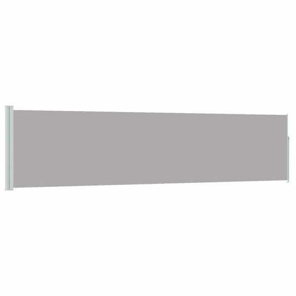 vidaXL sammenrullelig sidemarkise til terrassen 120 x 500 cm gr&aring;