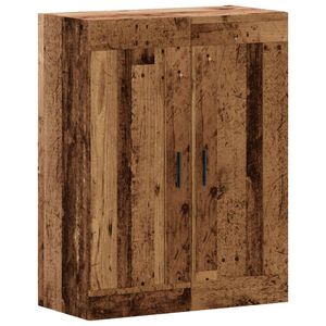 vidaXL v&aelig;gskab 69,5x34x90 cm konstrueret tr&aelig; gammelt tr&aelig;-look