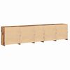 vidaXL LED Sideboard Gammelt tr&aelig; 283 x 37 x 67 cm Konstrueret tr&aelig;
