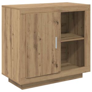 vidaXL Sideboard Artisan Egetr&aelig; 80 x 40 x 75 cm Konstrueret tr&aelig;