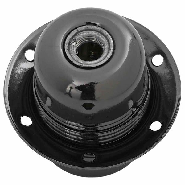 vidaXL lampeholdere 2 stk blank sort E27