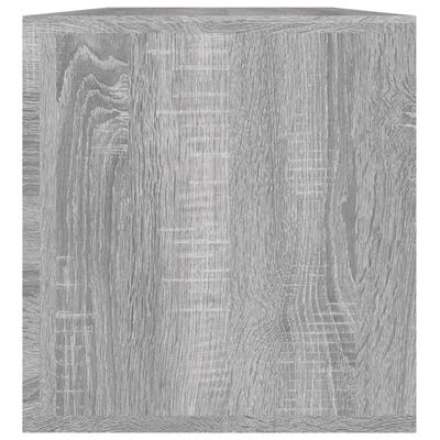 vidaXL lp-reol 71x34x36 cm konstrueret træ grå sonoma-eg