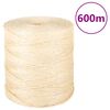 vidaXL reb 100 % sisal 2 mm 600 m