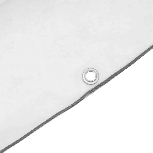 vidaXL Presenning med &oslash;jer Transparent 4 x 5 m Polyethylen