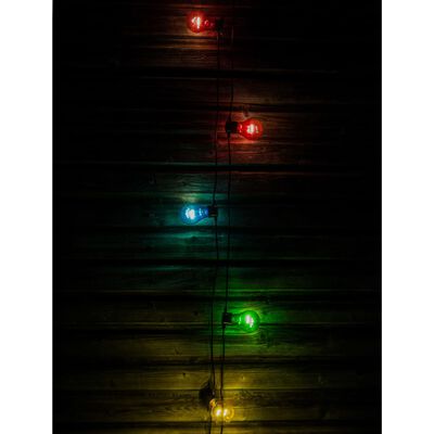 KONSTSMIDE lyskæde med 5 klare lamper flerfarvet