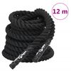 vidaXL kampreb sort 12 m 9 kg polyester