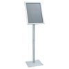 vidaXL Pedestal Plakatstand S&oslash;lv 32,5 x 27 x 126 cm St&oslash;bejern