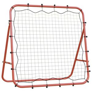 vidaXL justerbar foodbold-rebounder 96x80x96 cm st&aring;l og PE