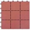 vidaXL Terrasse Flise 10 pcs R&oslash;d 30,5 x 30,5 x 2,2 cm Polypropylen