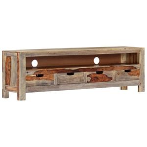 vidaXL tv-skab 130x30x40 cm massivt akacietr&aelig;