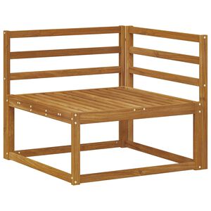 vidaXL Udend&oslash;rs Hj&oslash;rnesofa Naturfarvet 83 x 83 x 73 cm