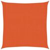 vidaXL solsejl 2x2 m 160 g/m&sup2; HDPE orange