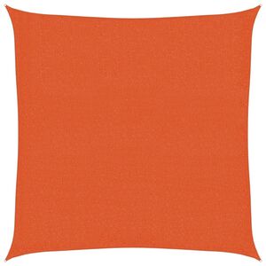 vidaXL solsejl 2x2 m 160 g/m&sup2; HDPE orange