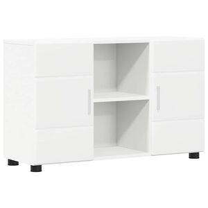 vidaXL Sideboard FLORIN 88,5 x 30,5 x 55,5 cm Hvid Konstrueret tr&aelig;