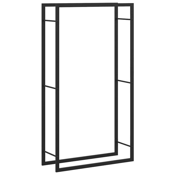 vidaXL br&aelig;nderist mat sort 80x28x154 cm st&aring;l