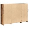 vidaXL Sideboard Gammelt træ 142,5 x 37 x 100 cm Konstrueret træ