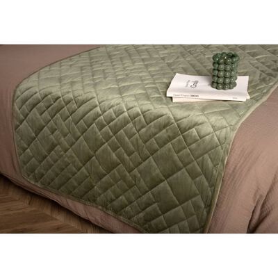 Venture Home sengetæppe Jilly 80x260 cm polyester grøn