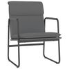 vidaXL loungestol 55x64x80 cm kunstl&aelig;der gr&aring;