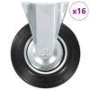 vidaXL faste hjul 16 stk. 200 mm