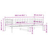 vidaXL daybed uden madras 80x200 cm massivt fyrretr&aelig;