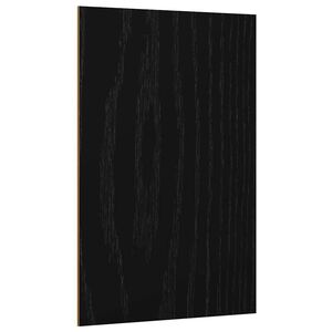 vidaXL Dekor Panels 12 stk. Sort eg 40 x 60 x 0,27 cm Konstrueret tr&aelig;