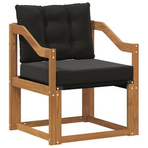 vidaXL 2 Stk Udend&oslash;rs sofa Massivt Akacietr&aelig; Naturfarvet