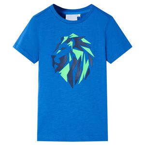 vidaXL T-shirt til b&oslash;rn str. 104 bl&aring;