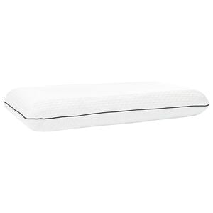vidaXL Sovepude 80 x 40 x 12 cm Medium Gel Skum Hvid