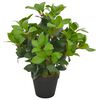vidaXL kunstig plante laurb&aelig;rtr&aelig; med urtepotte gr&oslash;n 40 cm