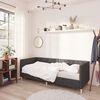 vidaXL daybed med madras og USB 90x200 cm stof m&oslash;rkegr&aring;