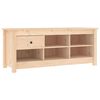 vidaXL skoreol 110x38x45,5 cm massivt fyrretr&aelig;