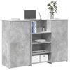 vidaXL receptionsskranke 155x50x103,5 cm konstrueret tr&aelig; beton gr&aring;