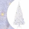 vidaXL Kunstigt juletr&aelig; med 300 LED'er Hvid 180 cm PVC og St&aring;l