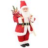 vidaXL Julemandsfigur R&oslash;d 30 cm Polyester