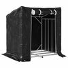 vidaXL br&aelig;ndestativ med regnslag 100,5x80,5x110,5 cm galvaniseret st&aring;l
