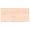 vidaXL bordplade 80x40x(2-4)cm naturlig kant ubehandlet massivt tr&aelig;