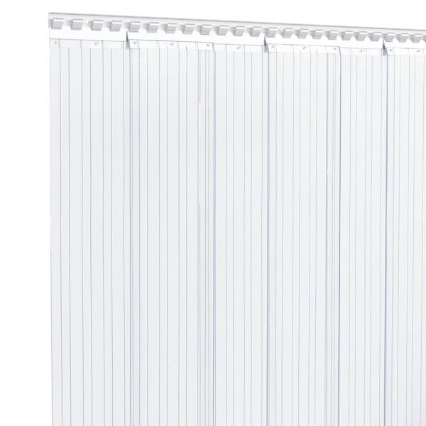 vidaXL b&aelig;ndelgardin 300 mm x 2,6 mm 10 m PVC transparent