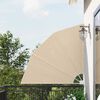 vidaXL Balkon Afsk&aelig;rmning Beige 140 x 140 cm Polyester