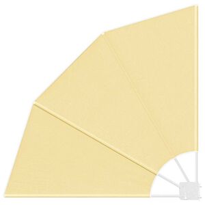 vidaXL Balkon Afskærmning Sandfarvet 115 x 115 cm Polyester