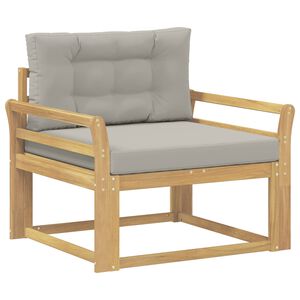 vidaXL Udend&oslash;rs Mellem Sofa Polyester Hvid