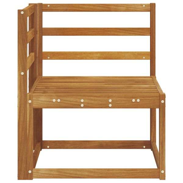 vidaXL Udend&oslash;rs Hj&oslash;rnesofa Massivt Akacietr&aelig; Naturfarvet