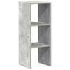 vidaXL bogreol stabelbar 30x30x80 cm konstrueret tr&aelig; betongr&aring;