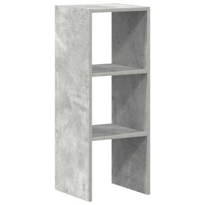 vidaXL bogreol stabelbar 30x30x80 cm konstrueret tr&aelig; betongr&aring;