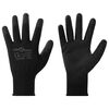 vidaXL Arbejds handsker 24 stk. Sort 10 / xl Polyester