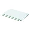 vidaXL hylder 2 stk. glaspanel 50 x 25 cm klar