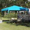 vidaXL Pop-up canopy telt Blå 300 x 300 cm Stof