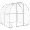 vidaXL Kyllingehus S&oslash;lv 200 x 200 x 200 cm Galvaniseret st&aring;l