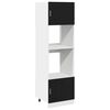 vidaXL H&aelig;ngeskab Sort eg 60 x 57 x 207 cm Konstrueret tr&aelig;
