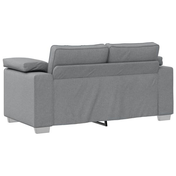 vidaXL Sofa Lysegr&aring; 160 x 77 x 82 cm Stof