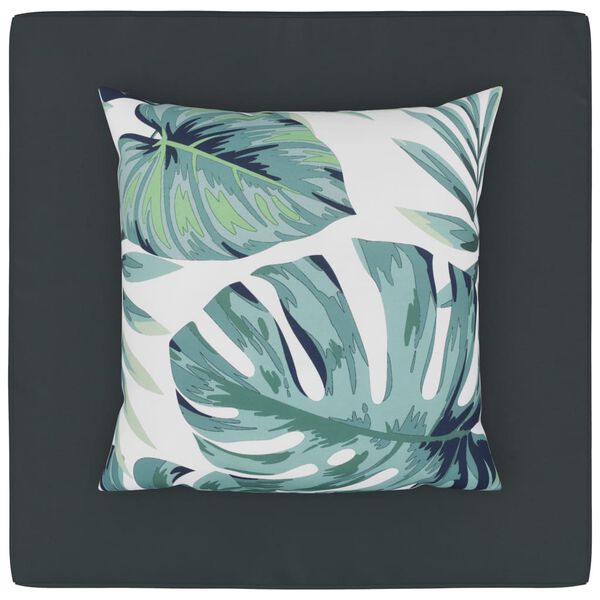 vidaXL hynder til pallesofa 2 stk. stof antracitgr&aring;